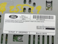 2019 Ford Fusion Radio AM FM Cd Player Receiver Replacement P/N:KS7T-18D818-AD CQ-HJ16N04MC Fits OEM Used Auto Parts - Oemus