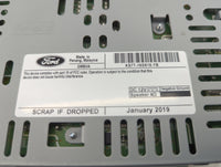 2019-2020 Ford Fusion Radio AM FM Cd Player Receiver Replacement P/N:KS7T-18D818-YB CQ-HJ1N14MA Fits Fits 2019 2020 OEM Used