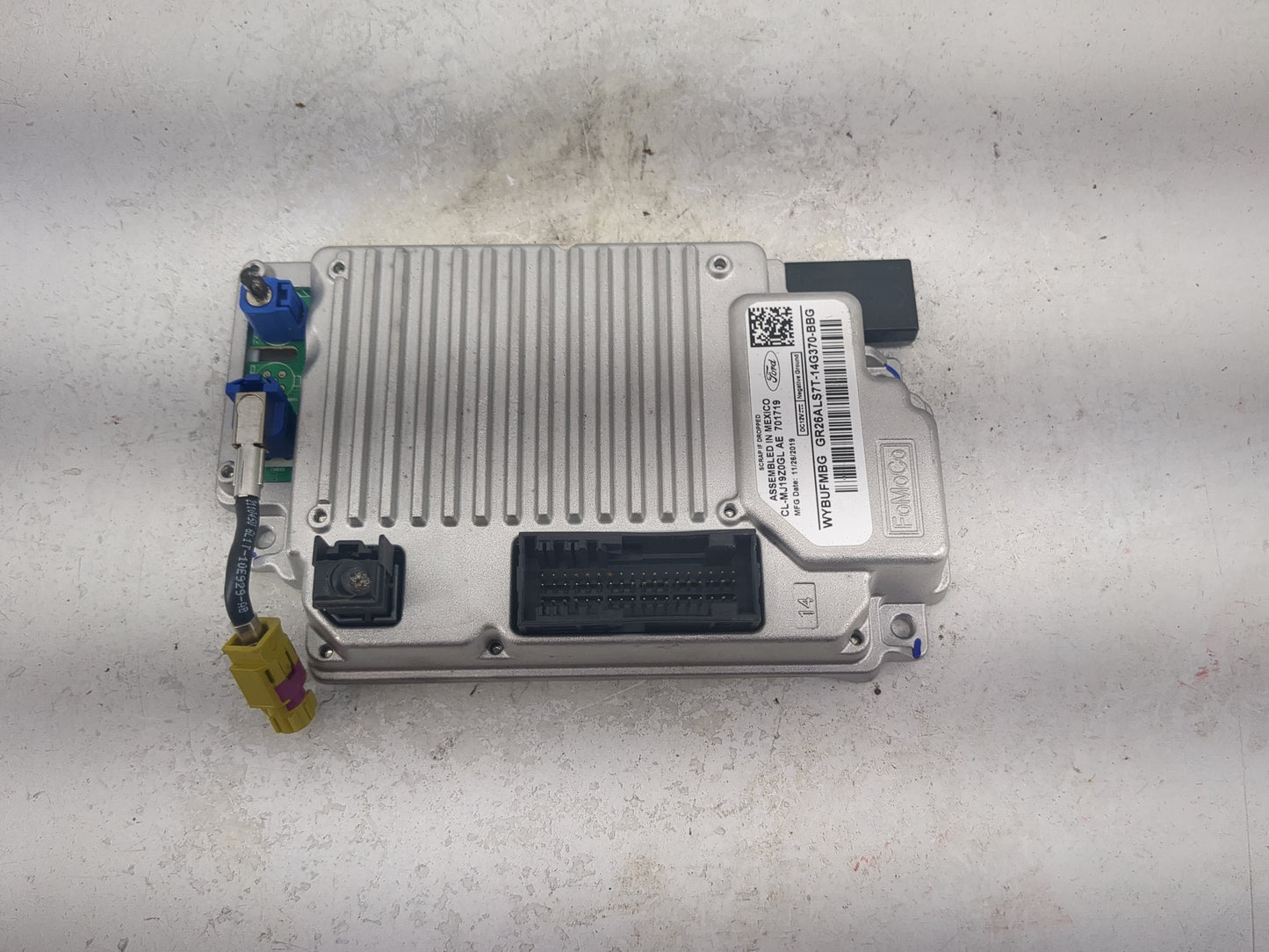 2019 Ford Fusion PCM Engine Control Computer ECU ECM PCU OEM P/N:GR26ALS7T-14G370-BBG CL-MJ19Z0GL, FG-185-SG32-MH Fits OEM U