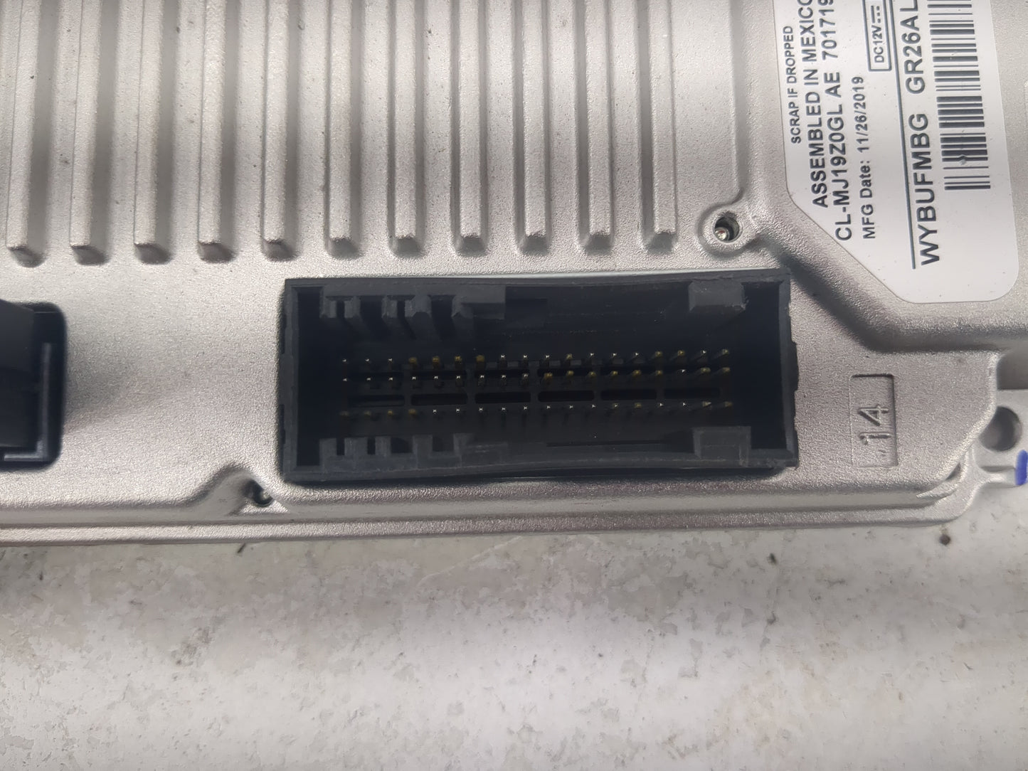 2019 Ford Fusion PCM Engine Control Computer ECU ECM PCU OEM P/N:GR26ALS7T-14G370-BBG CL-MJ19Z0GL, FG-185-SG32-MH Fits OEM U