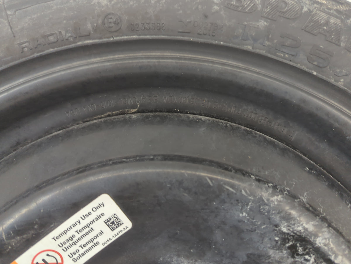 2013-2020 Ford Fusion Spare Donut Tire Wheel Rim Oem 1498505 - Oemusedautoparts1.com