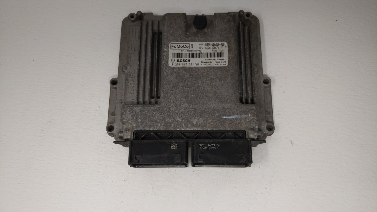 2017-2019 Ford Fusion PCM Engine Control Computer ECU ECM PCU OEM P/N:KS7A-12A650-BCA HS7A-12A650-ABB Fits Fits 2017 2018 20