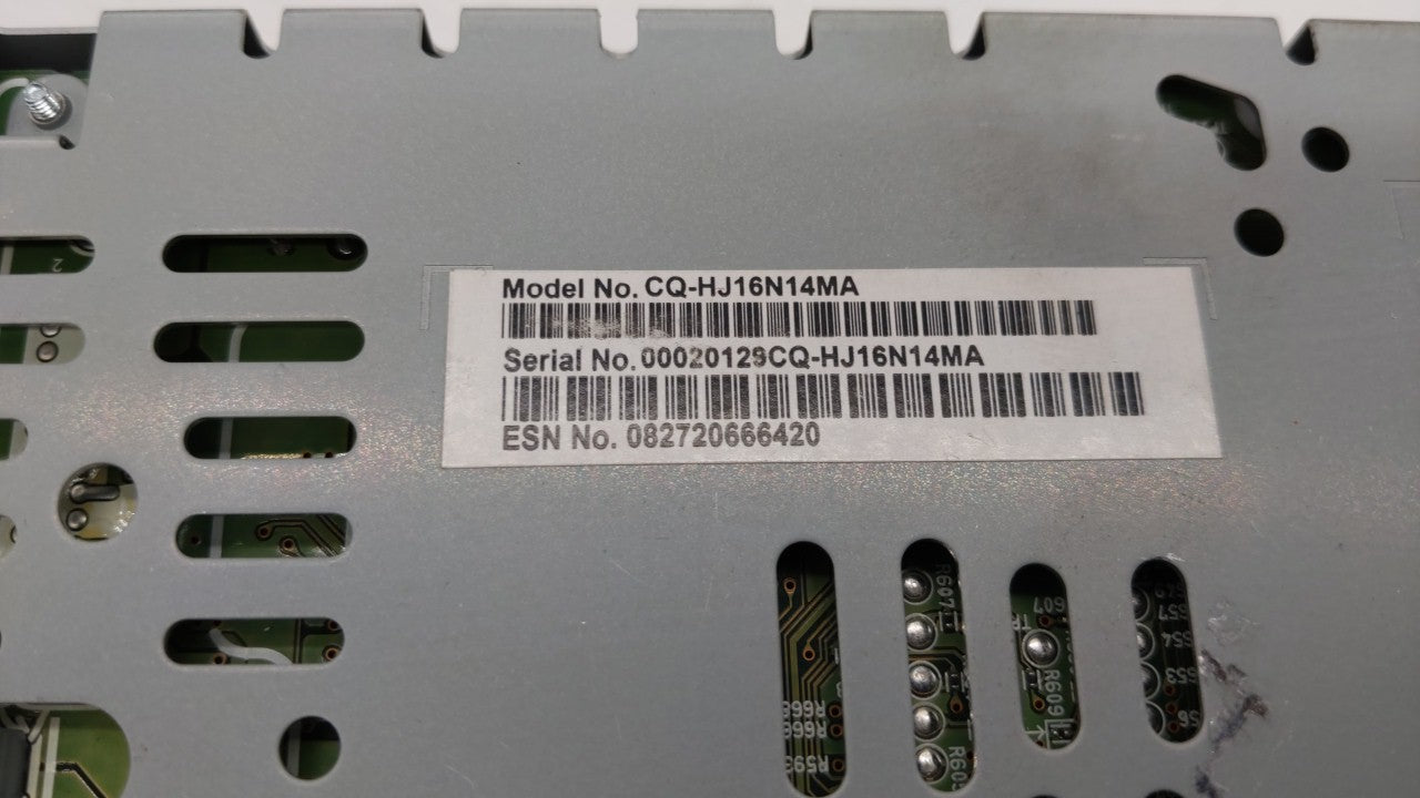 2019 Ford Fusion Am Fm Cd Player Radio Receiver - Oemusedautoparts1.com