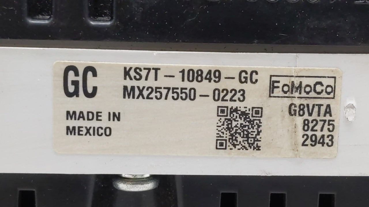 2019 Ford Fusion Instrument Cluster Speedometer Gauges P/N:DS7T-10890-GA KS7T-10849-GC Fits OEM Used Auto Parts - Oemusedaut