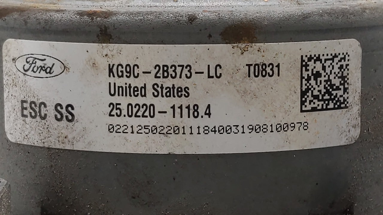 2019-2020 Ford Fusion ABS Pump Control Module Replacement P/N:KG9C-2B373-LD KG9C-2B373-LC Fits Fits 2019 2020 OEM Used Auto 