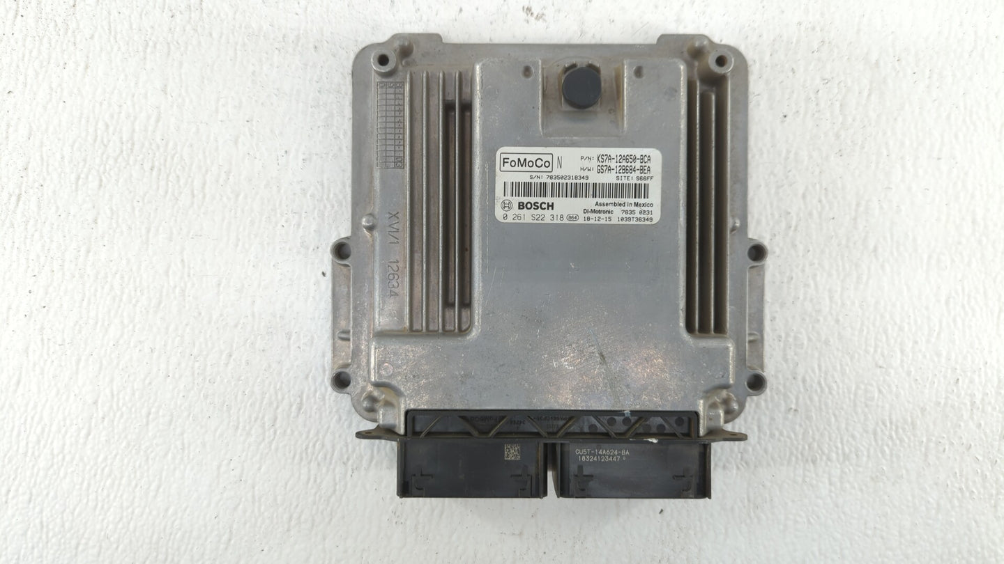 2017-2019 Ford Fusion PCM Engine Control Computer ECU ECM PCU OEM P/N:KS7A-12A650-BCA HS7A-12A650-ABB Fits Fits 2017 2018 20