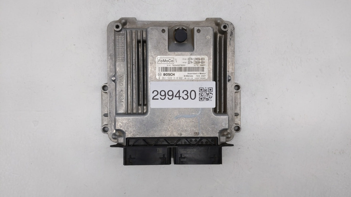 2017-2019 Ford Fusion PCM Engine Control Computer ECU ECM PCU OEM P/N:KS7A-12A650-BCA HS7A-12A650-ABB Fits Fits 2017 2018 20