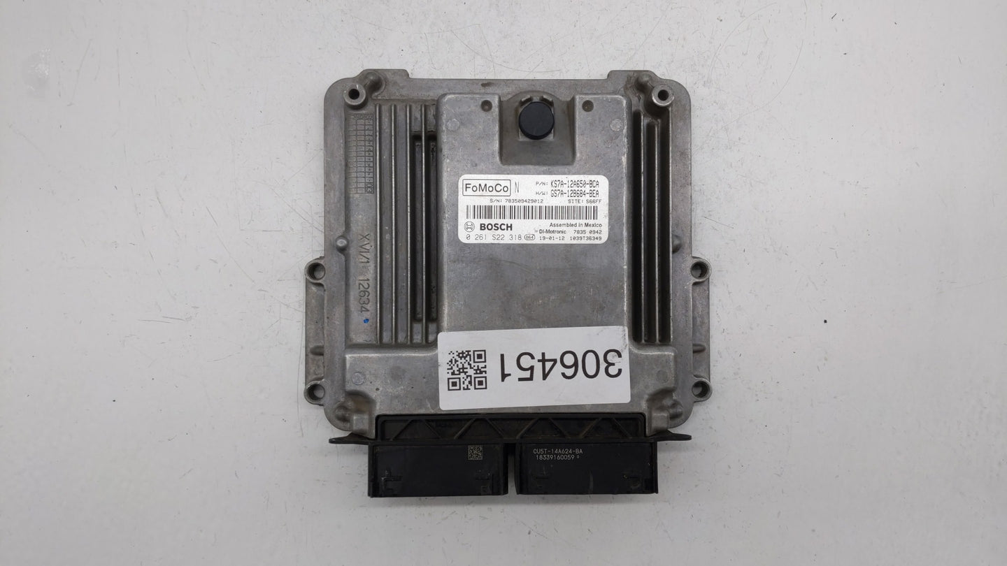 2017-2019 Ford Fusion PCM Engine Control Computer ECU ECM PCU OEM P/N:KS7A-12A650-BCA HS7A-12A650-ABB Fits Fits 2017 2018 20