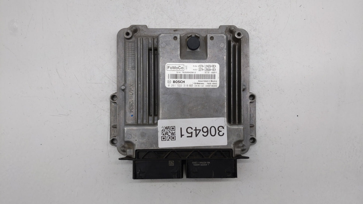 2017-2019 Ford Fusion PCM Engine Control Computer ECU ECM PCU OEM P/N:KS7A-12A650-BCA HS7A-12A650-ABB Fits Fits 2017 2018 20