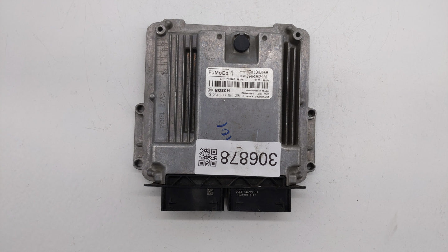 2017-2019 Ford Fusion PCM Engine Control Computer ECU ECM PCU OEM P/N:KS7A-12A650-BCA HS7A-12A650-ABB Fits Fits 2017 2018 20