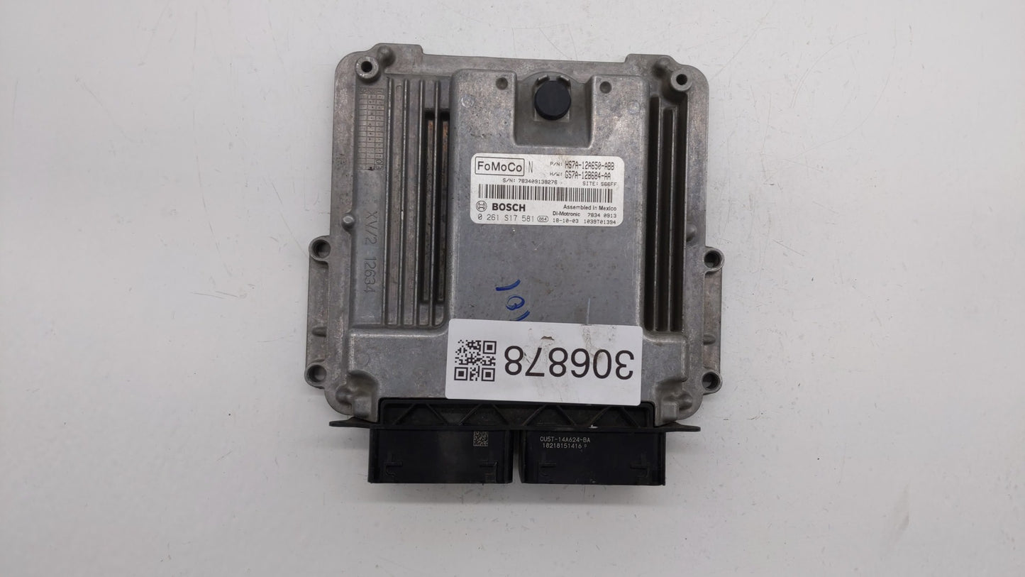 2017-2019 Ford Fusion PCM Engine Control Computer ECU ECM PCU OEM P/N:KS7A-12A650-BCA HS7A-12A650-ABB Fits Fits 2017 2018 20