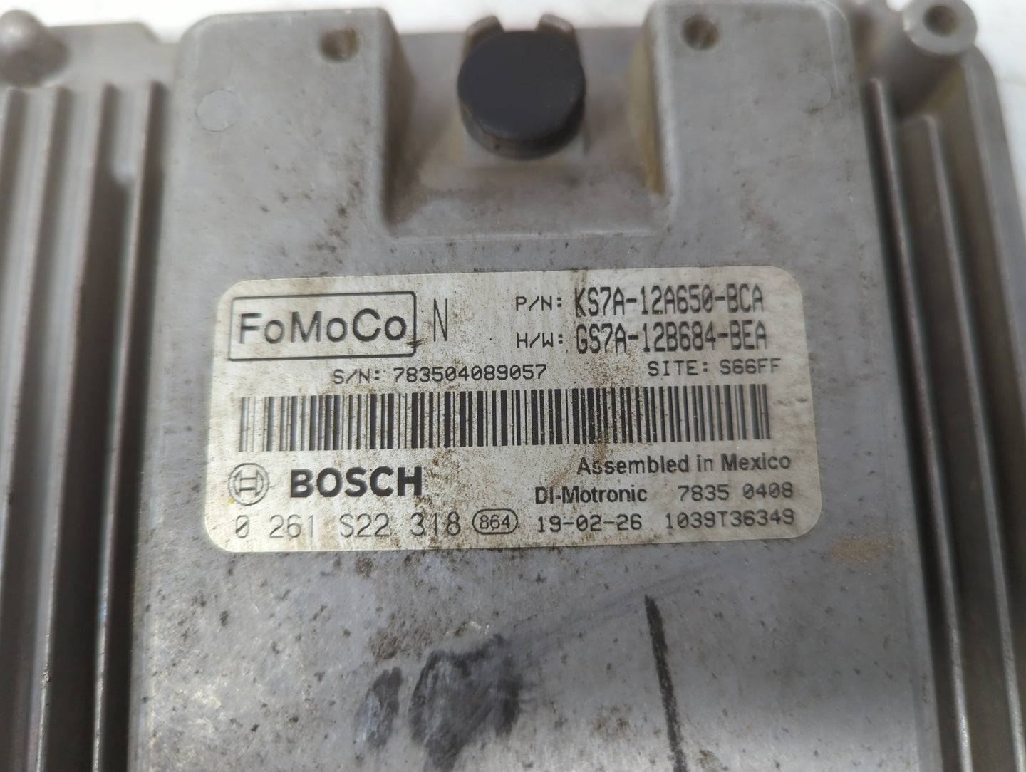 2017-2019 Ford Fusion PCM Engine Control Computer ECU ECM PCU OEM P/N:KS7A-12A650-BCA HS7A-12A650-ABB Fits Fits 2017 2018 20
