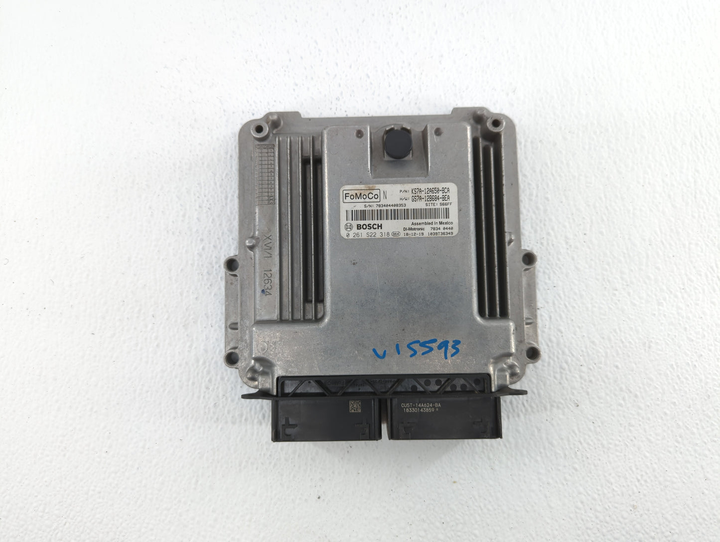 2017-2019 Ford Fusion PCM Engine Control Computer ECU ECM PCU OEM P/N:KS7A-12A650-BCA HS7A-12A650-ABB Fits Fits 2017 2018 20