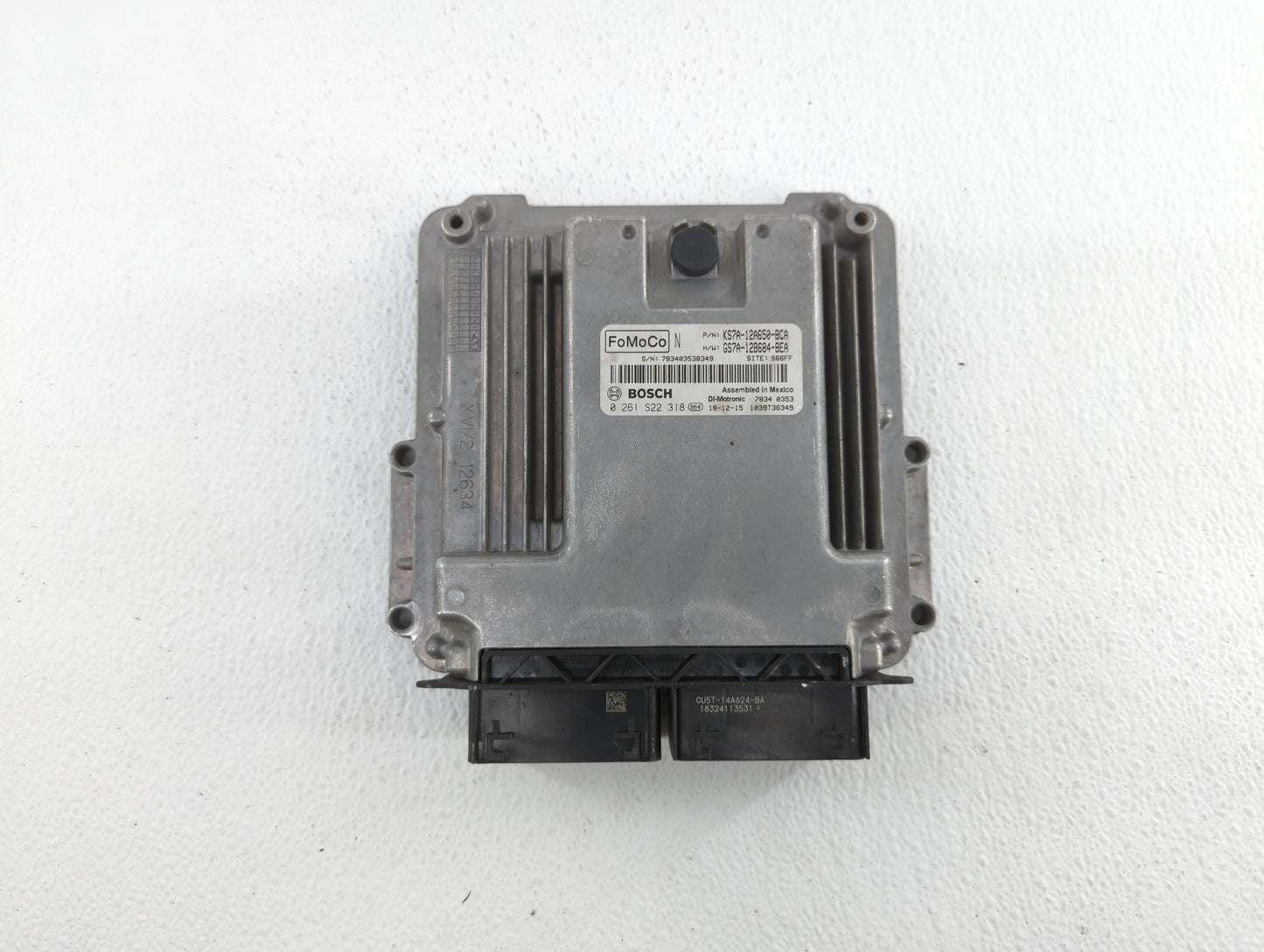 2017-2019 Ford Fusion PCM Engine Control Computer ECU ECM PCU OEM P/N:KS7A-12A650-BCA HS7A-12A650-ABB Fits Fits 2017 2018 20