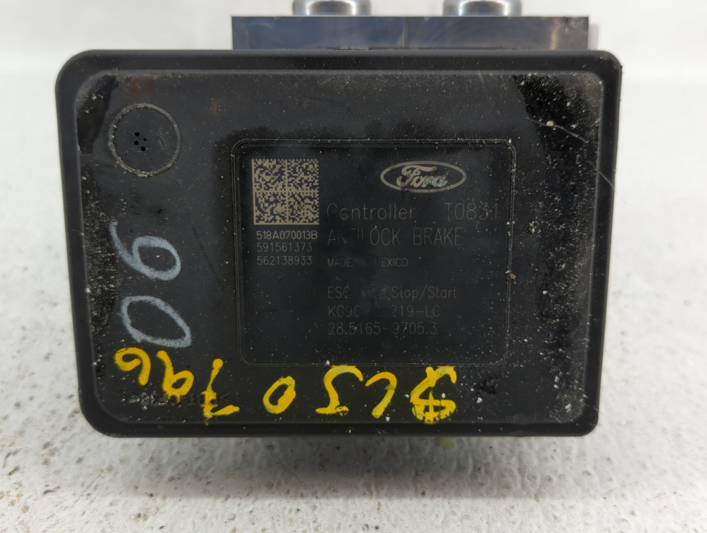 2019 Ford Fusion ABS Pump Control Module Replacement P/N:KG9C-2B373-CD KG9C-2B373-LD, KG9C-2B373-LC Fits OEM Used Auto Parts