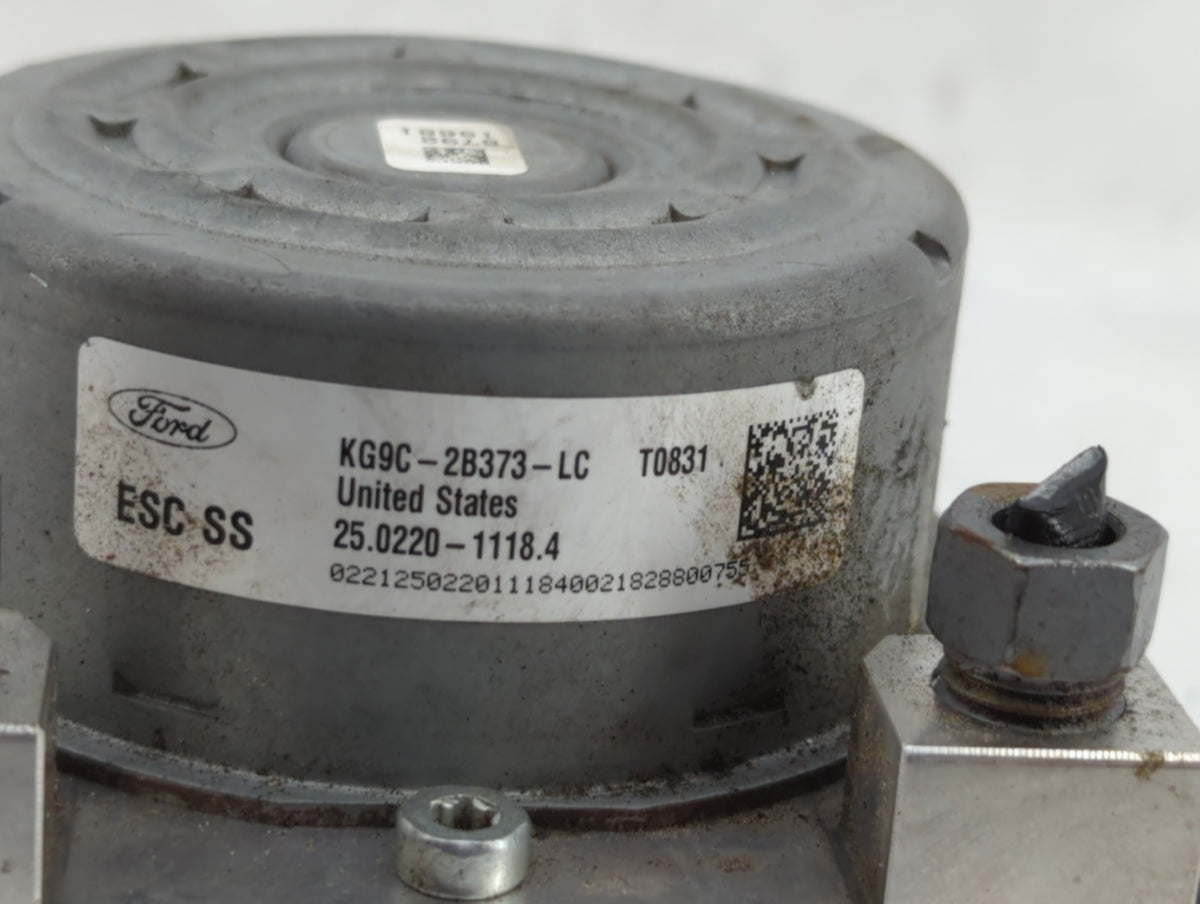 2019-2020 Ford Fusion Anti-Lock Brake ABS Pump Module Actuator OEM P/N:KG9C-2B373-CD KG9C-2B373-LD Fits Fits 2019 2020 OEM U