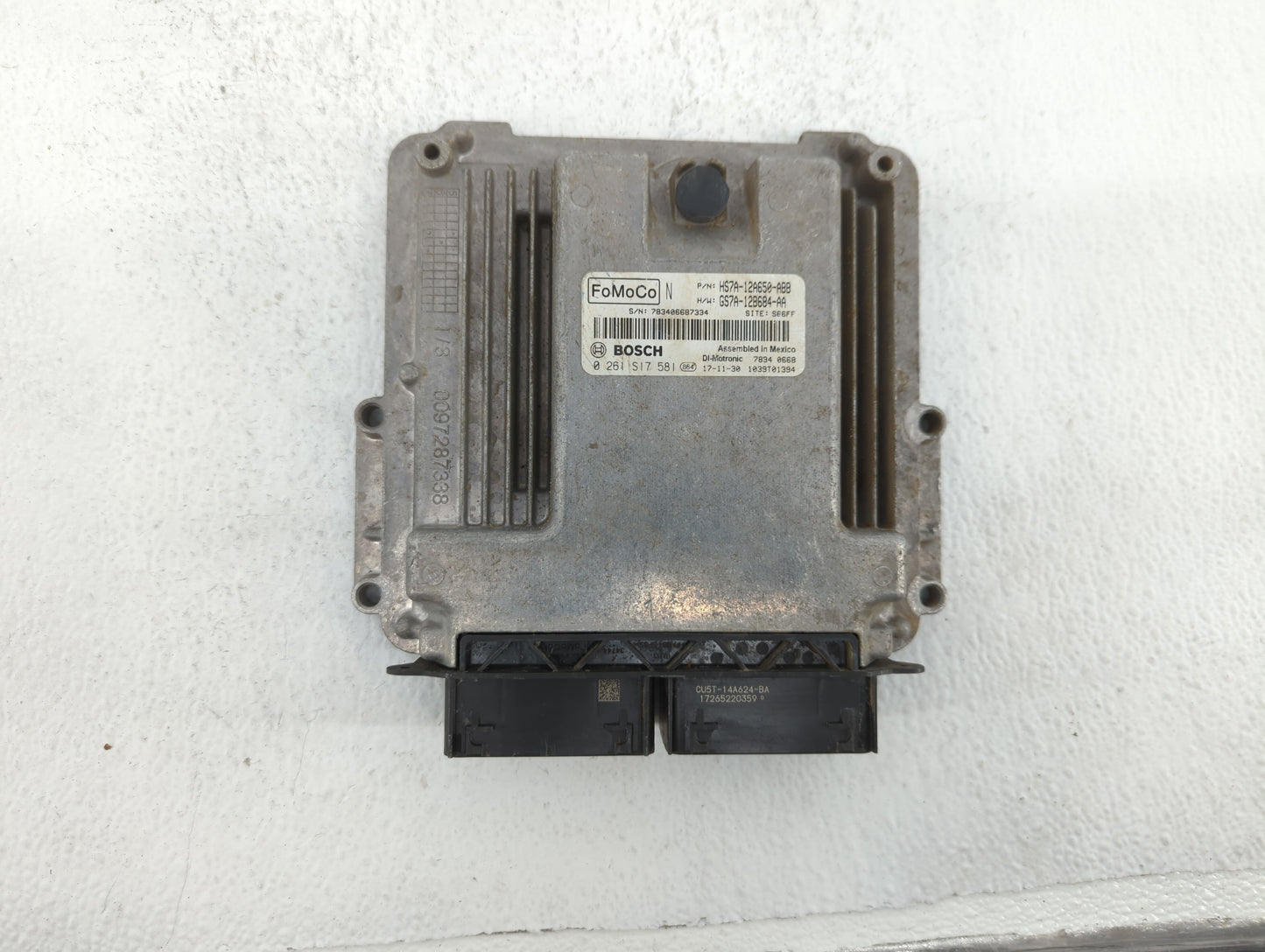 2017-2019 Ford Fusion PCM Engine Control Computer ECU ECM PCU OEM P/N:KS7A-12A650-BCA HS7A-12A650-ABB Fits Fits 2017 2018 20