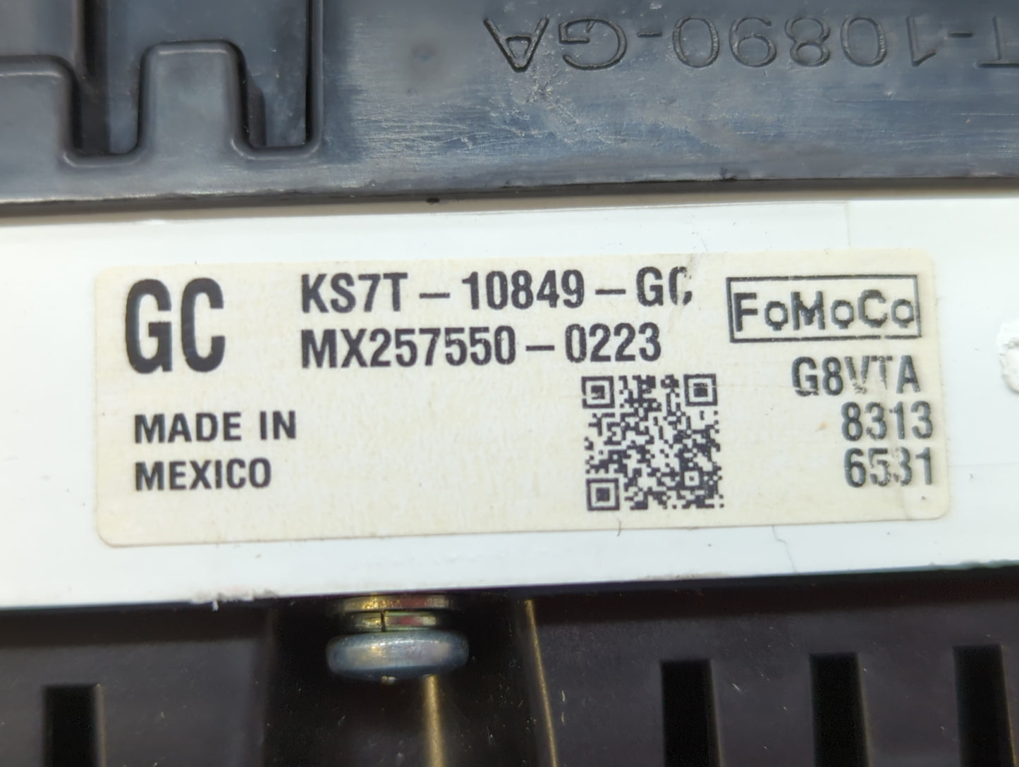 2019 Ford Fusion Instrument Cluster Speedometer Gauges P/N:KS7T-10849-GC KS7T-10849-GD Fits OEM Used Auto Parts - Oemusedaut