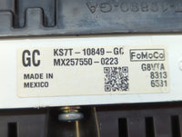 2019 Ford Fusion Instrument Cluster Speedometer Gauges P/N:KS7T-10849-GC KS7T-10849-GD Fits OEM Used Auto Parts - Oemusedaut