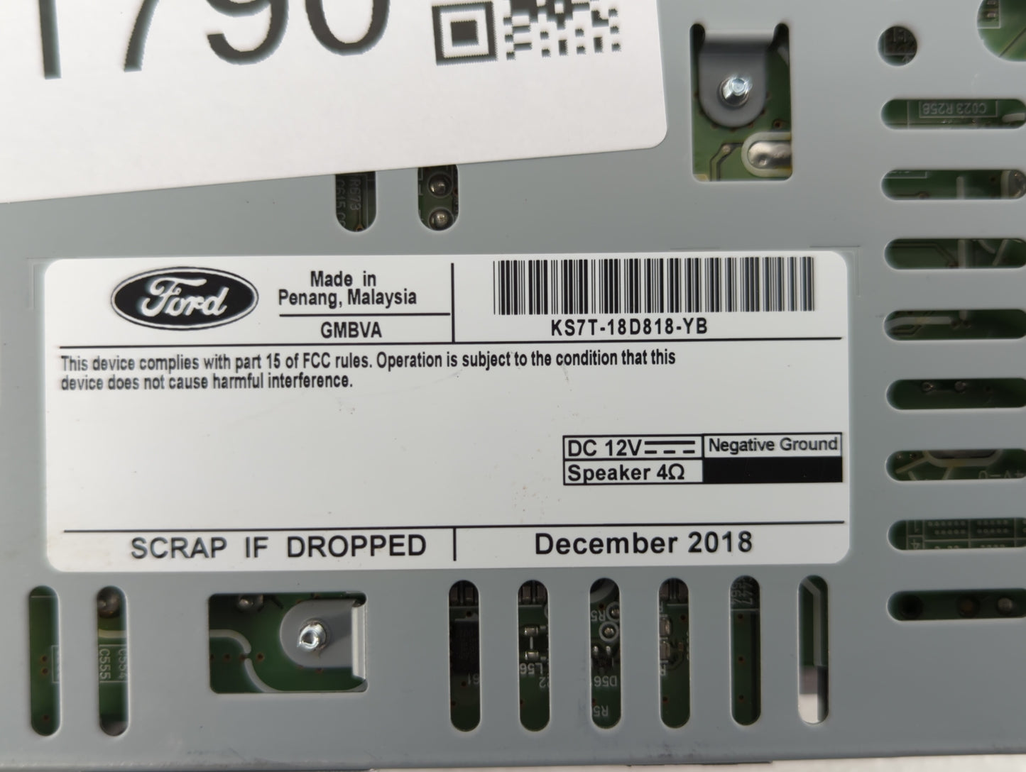 2019-2020 Ford Fusion Am Fm Cd Player Radio Receiver - Oemusedautoparts1.com