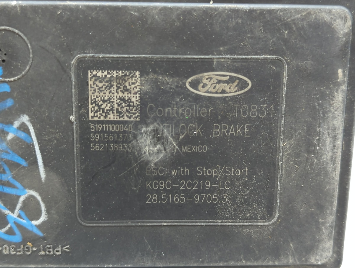 2019-2020 Ford Fusion Anti-Lock Brake ABS Pump Module Actuator OEM P/N:KG9C-2B373-CC KG9C-2B373-CD Fits Fits 2019 2020 OEM U