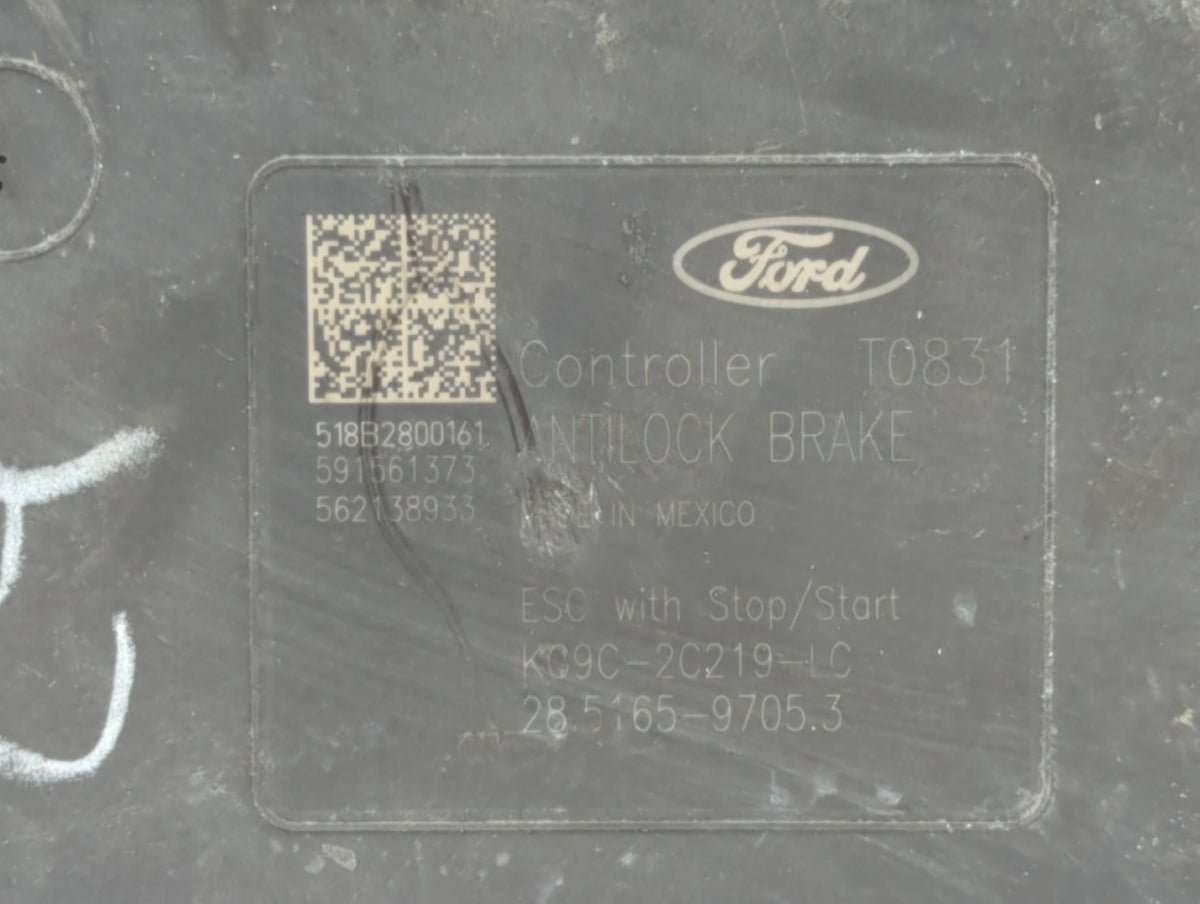 2019-2020 Ford Fusion Anti-Lock Brake ABS Pump Module Actuator OEM P/N:KG9C-2B373-CC KG9C-2B373-CD Fits Fits 2019 2020 OEM U