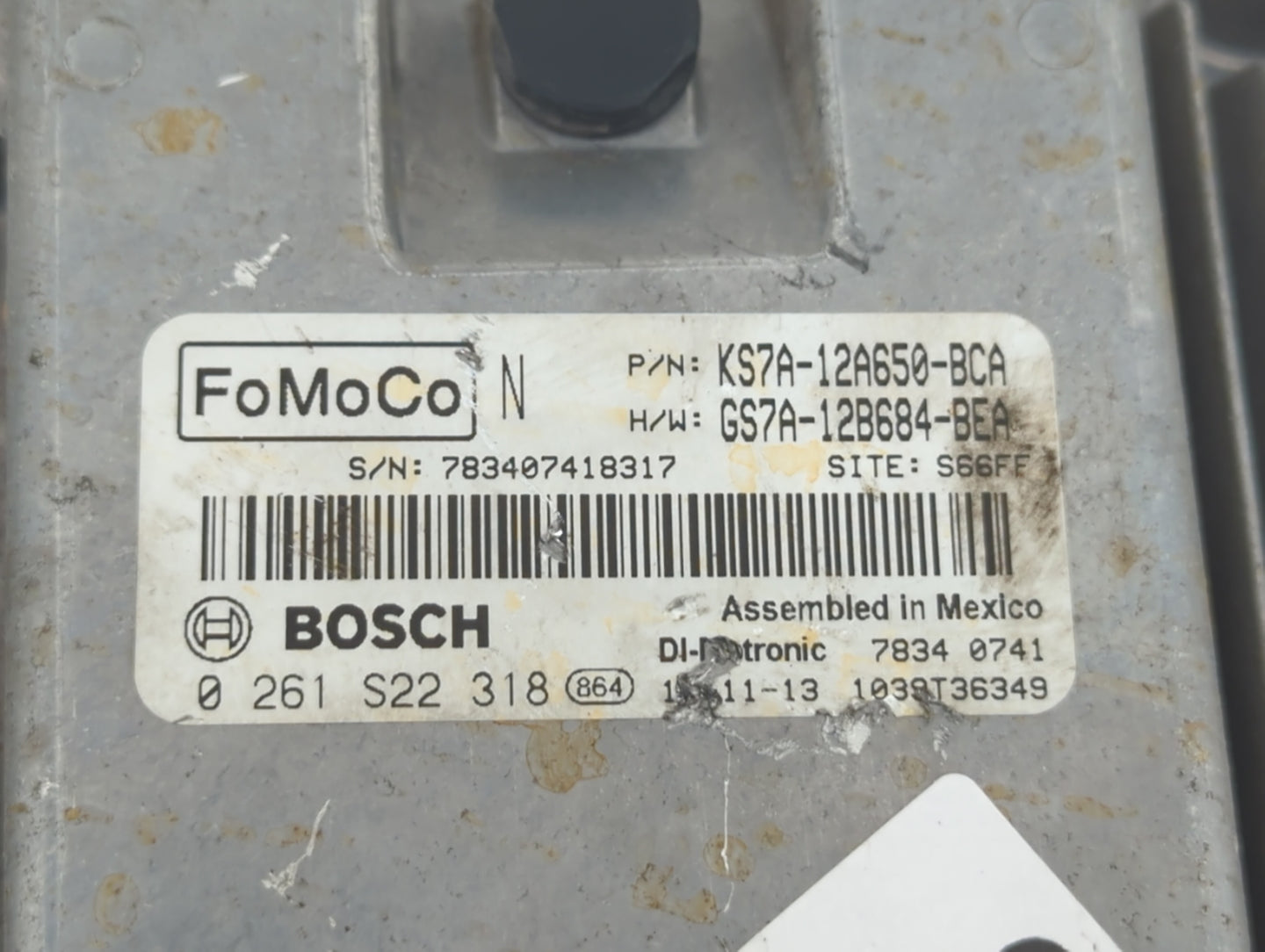 2017-2019 Ford Fusion PCM Engine Control Computer ECU ECM PCU OEM P/N:RMGS7A-12A650-AA KS7A-12A650-BCA Fits Fits 2017 2018 2