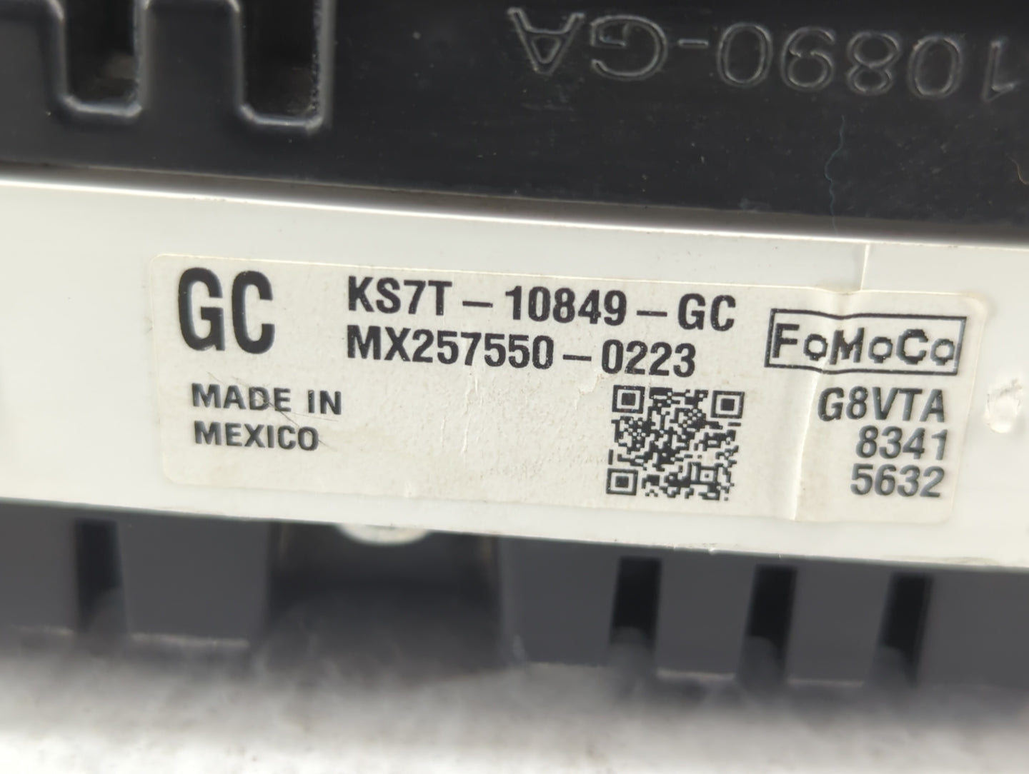 2019 Ford Fusion Instrument Cluster Speedometer Gauges P/N:KS7T-10849-GD DS7T-10890-GA, KS7T-10849-GC Fits OEM Used Auto Par