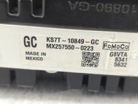 2019 Ford Fusion Instrument Cluster Speedometer Gauges P/N:KS7T-10849-GD DS7T-10890-GA, KS7T-10849-GC Fits OEM Used Auto Par