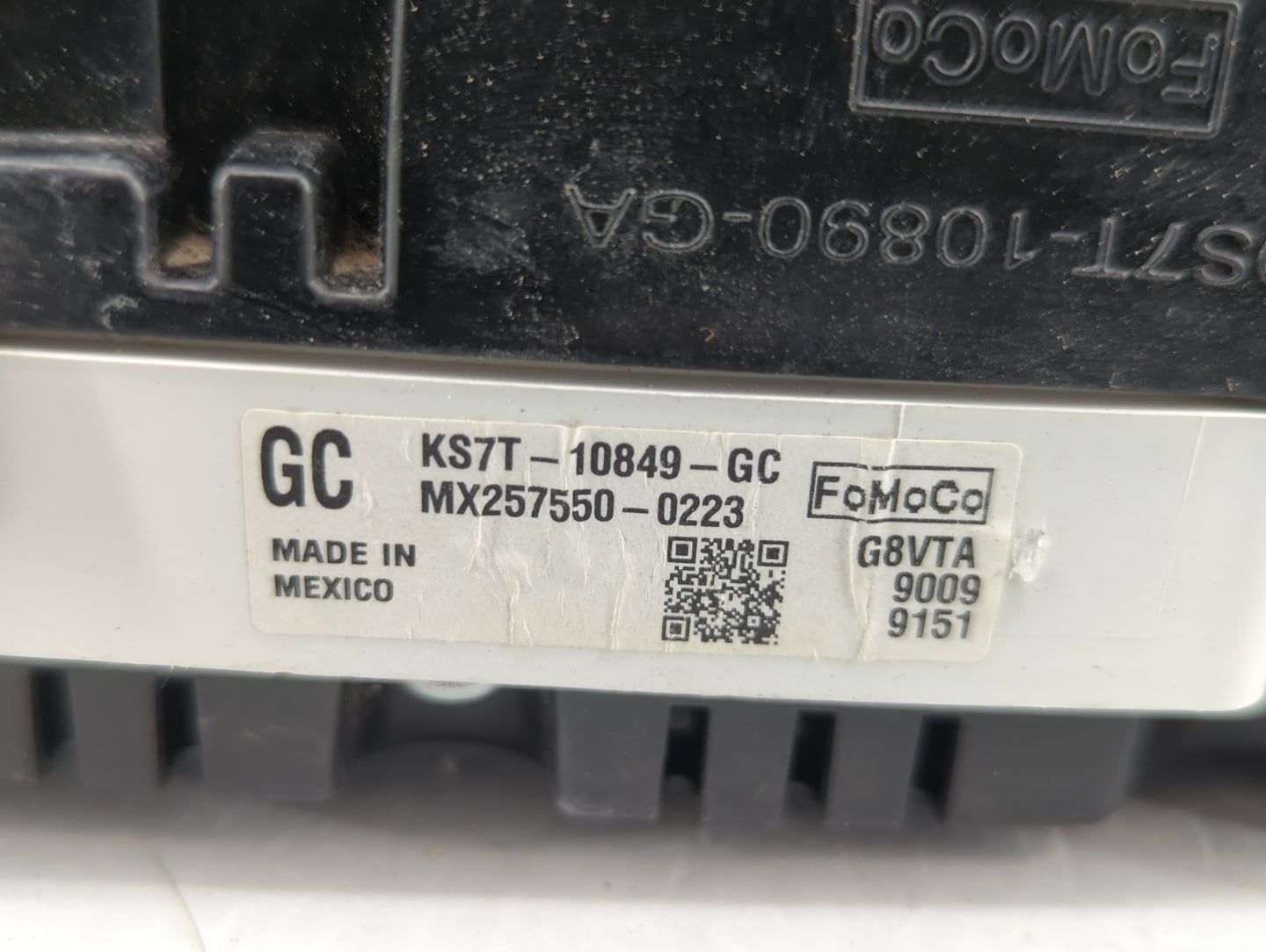 2019 Ford Fusion Instrument Cluster Speedometer Gauges P/N:KS7T-10849-GC KS7T-10849-GD Fits OEM Used Auto Parts - Oemusedaut
