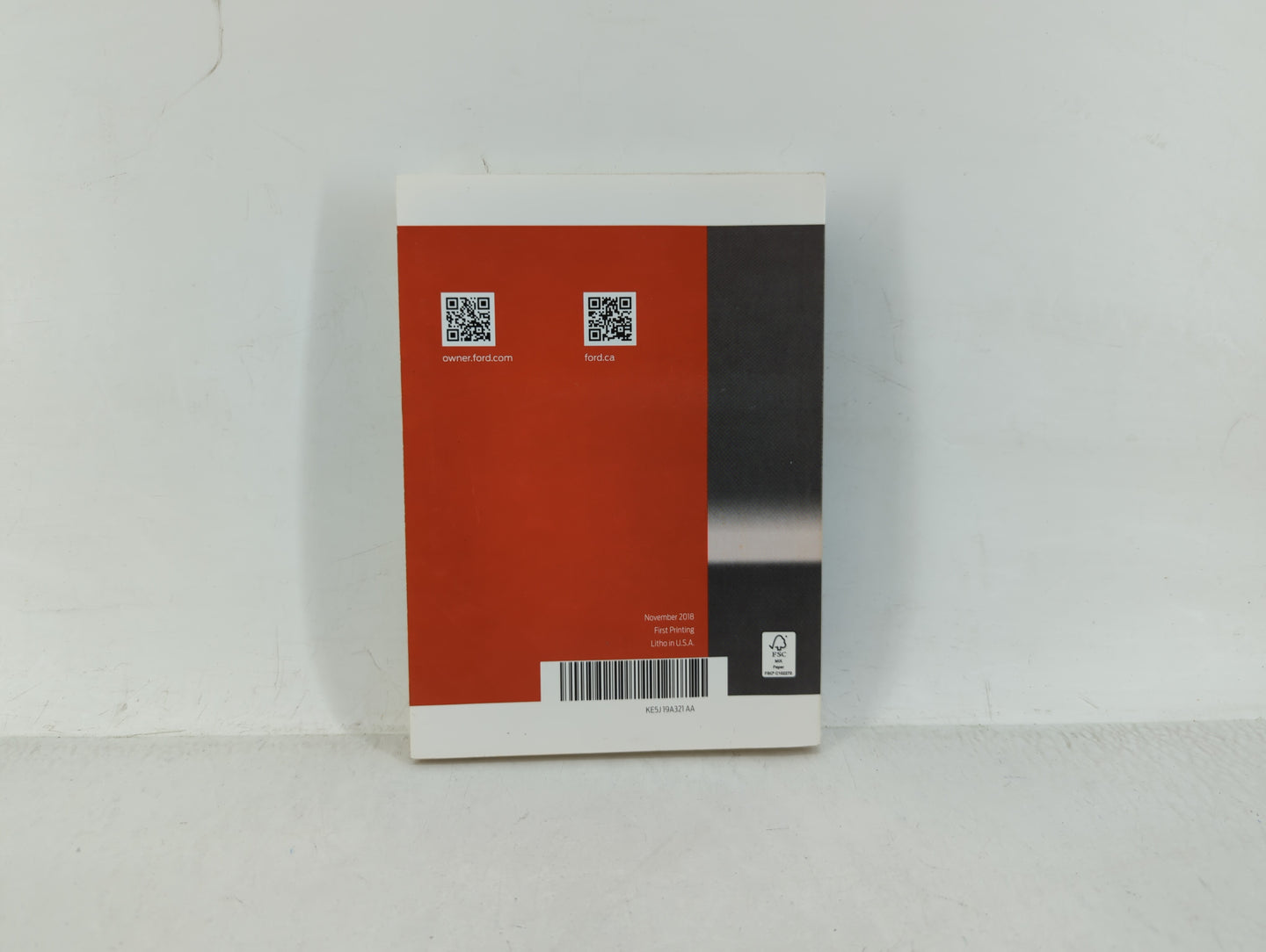 2019 Ford Fusion Owners Manual Book Guide OEM Used Auto Parts - Oemusedautoparts1.com
