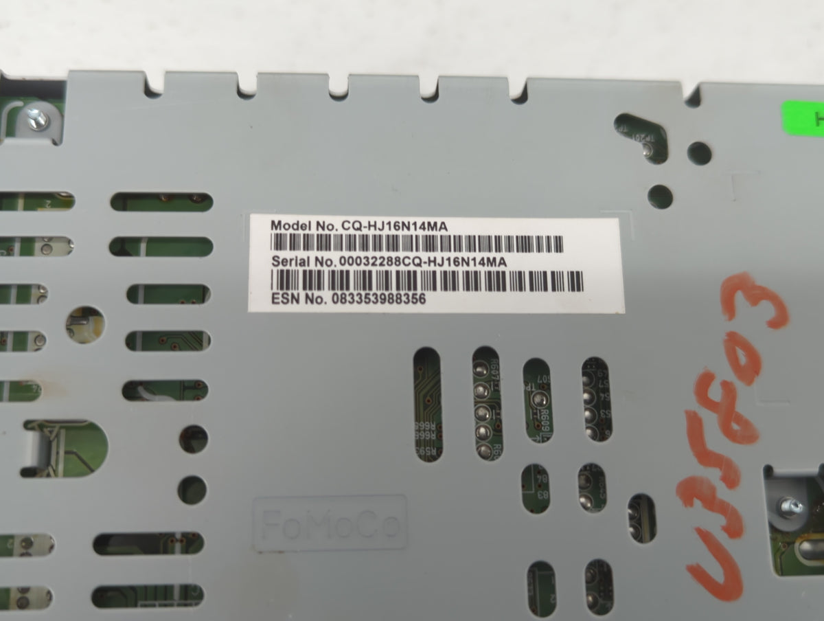 2019-2020 Ford Fusion Am Fm Cd Player Radio Receiver 440419 - Oemusedautoparts1.com