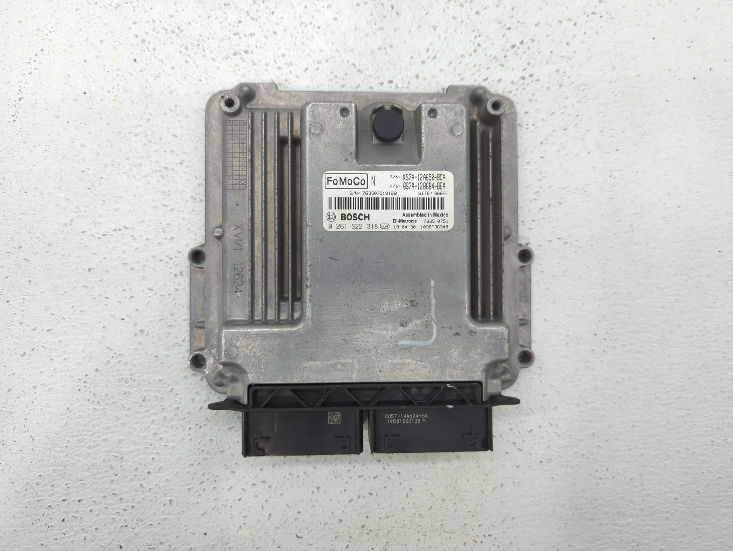 2017-2019 Ford Fusion PCM Engine Control Computer ECU ECM PCU OEM P/N:KS7A-12A650-BCA HS7A-12A650-ABB Fits Fits 2017 2018 20