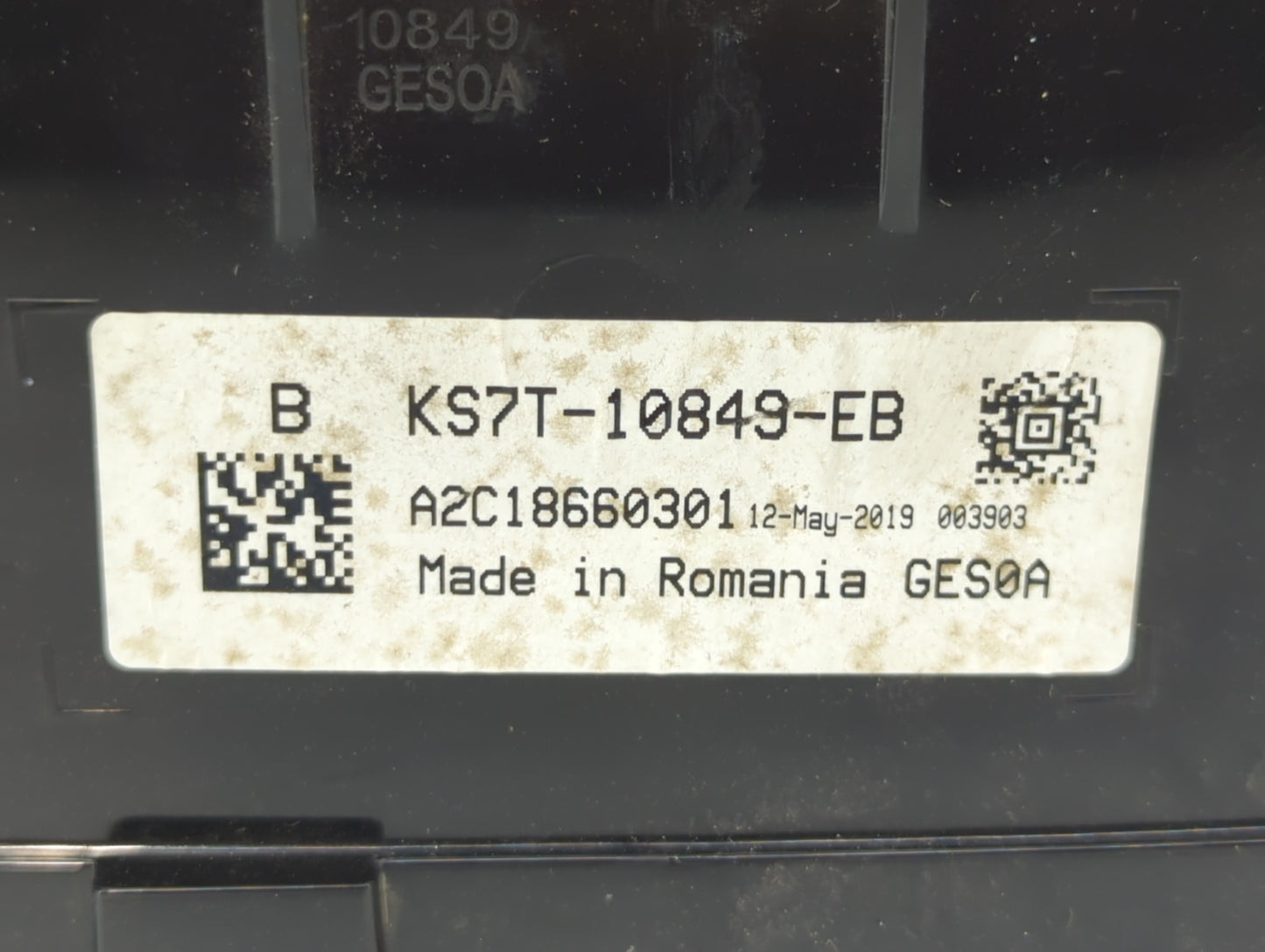 2019-2020 Ford Fusion Instrument Cluster Speedometer Gauges P/N:KS7T-10849-EB KS7T-10849-EA Fits Fits 2019 2020 OEM Used Aut