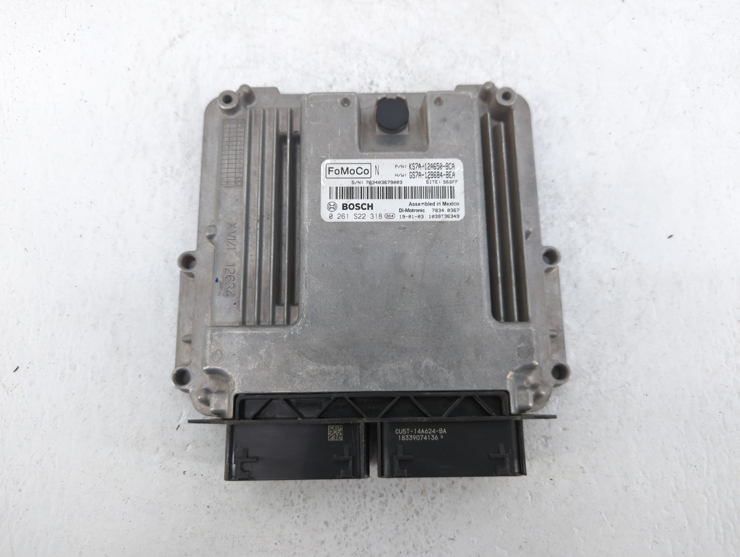2017-2019 Ford Fusion PCM Engine Control Computer ECU ECM PCU OEM P/N:KS7A-12A650-BCA HS7A-12A650-ABB Fits Fits 2017 2018 20