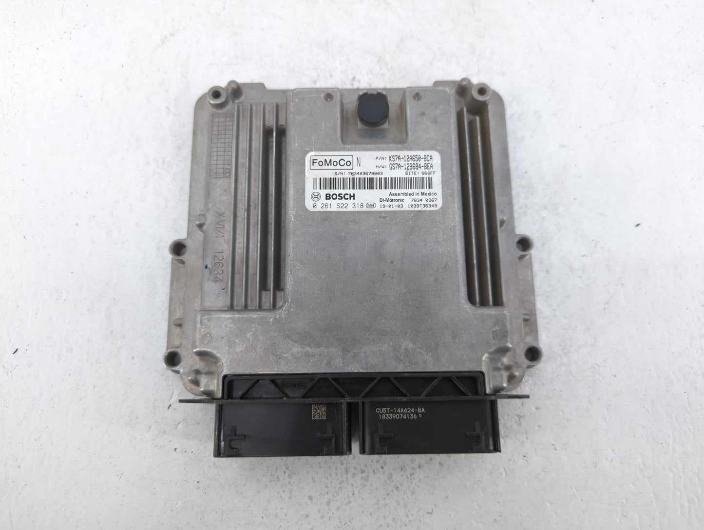 2017-2019 Ford Fusion PCM Engine Control Computer ECU ECM PCU OEM P/N:KS7A-12A650-BCA HS7A-12A650-ABB Fits Fits 2017 2018 20