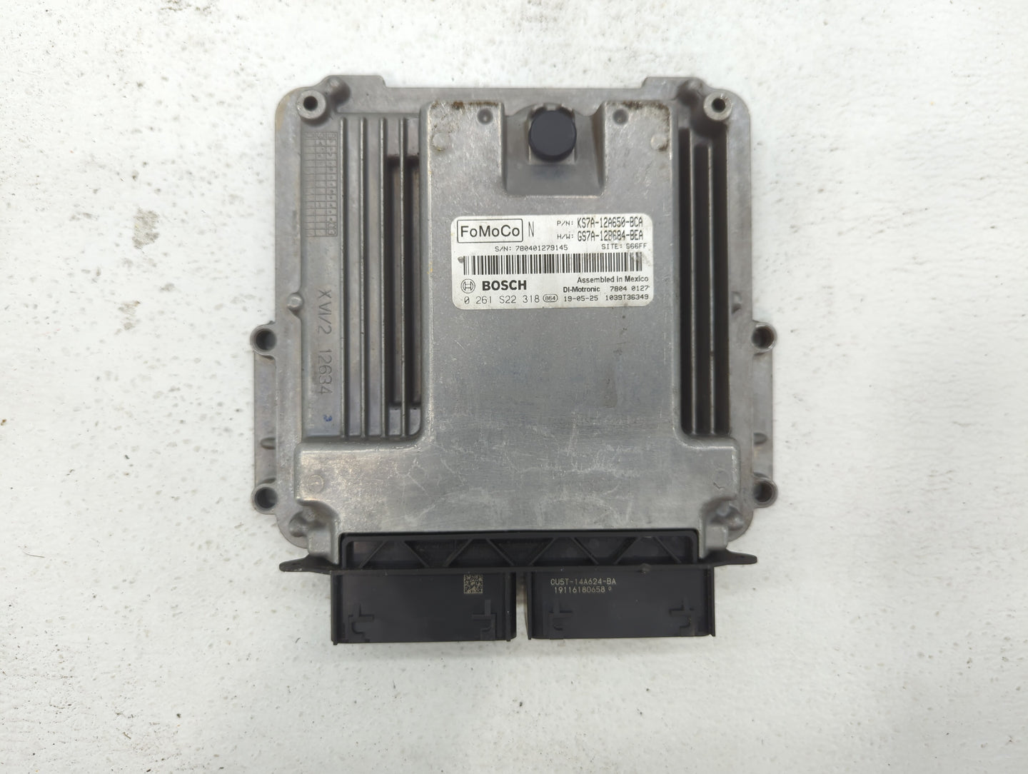 2017-2019 Ford Fusion PCM Engine Control Computer ECU ECM PCU OEM P/N:KS7A-12A650-BCA HS7A-12A650-ABB Fits Fits 2017 2018 20