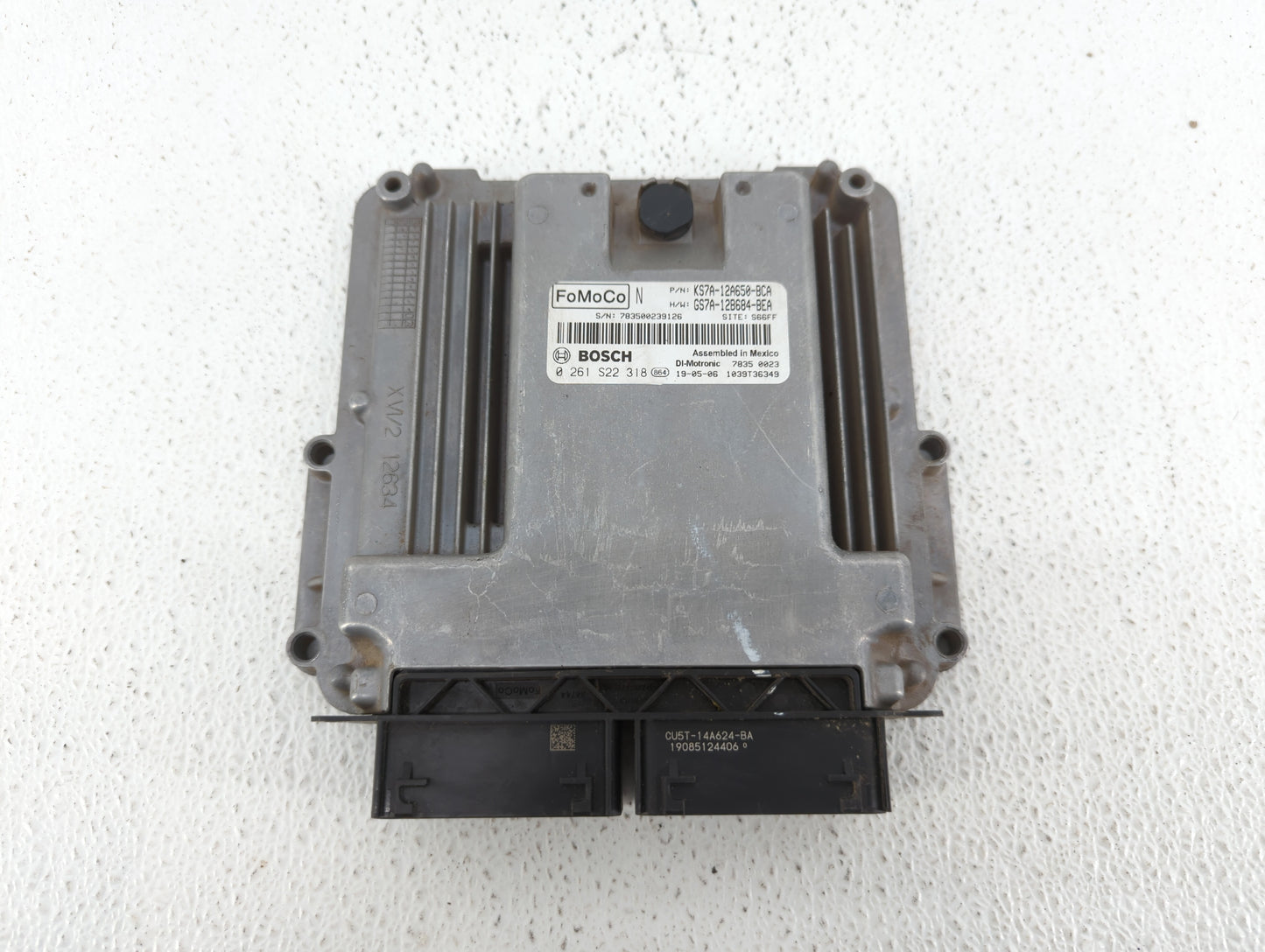 2017-2019 Ford Fusion PCM Engine Control Computer ECU ECM PCU OEM P/N:KS7A-12A650-BCA HS7A-12A650-ABB Fits Fits 2017 2018 20