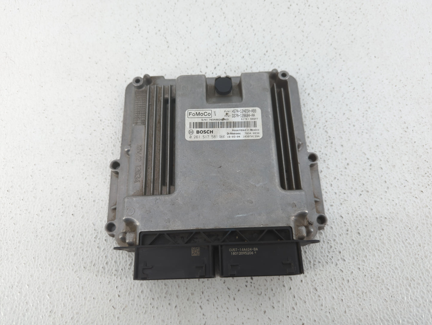 2017-2019 Ford Fusion PCM Engine Control Computer ECU ECM PCU OEM P/N:KS7A-12A650-BCA HS7A-12A650-ABB Fits Fits 2017 2018 20