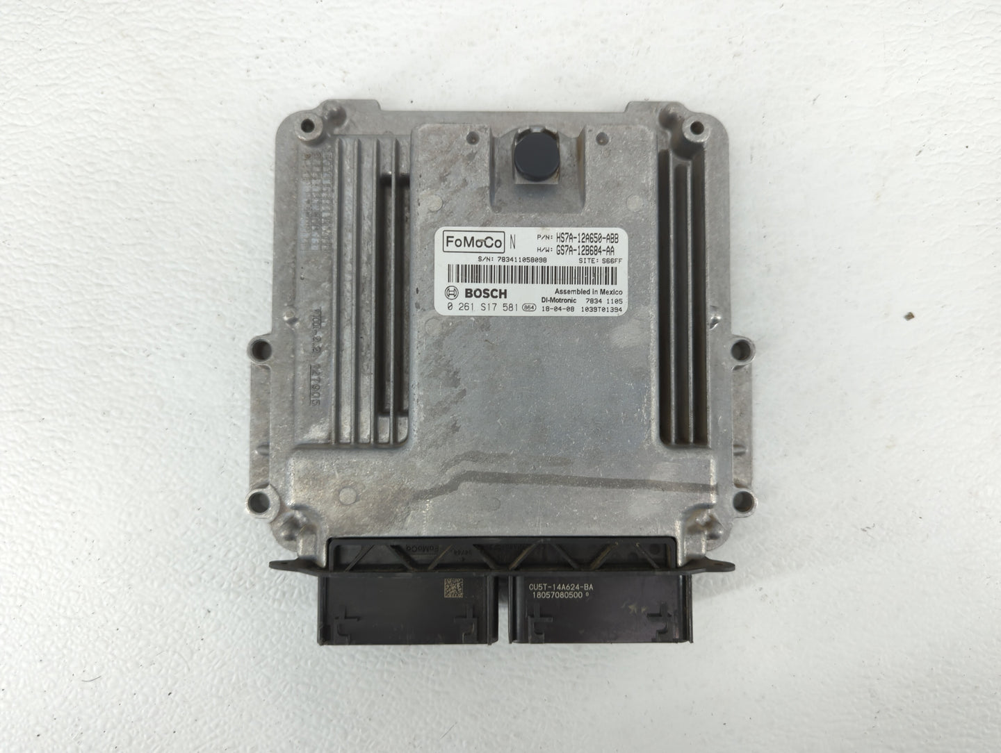 2017-2019 Ford Fusion PCM Engine Control Computer ECU ECM PCU OEM P/N:KS7A-12A650-BCA HS7A-12A650-ABB Fits Fits 2017 2018 20