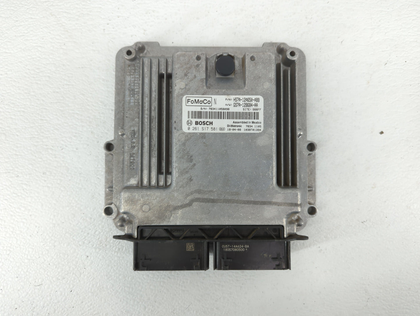 2017-2019 Ford Fusion PCM Engine Control Computer ECU ECM PCU OEM P/N:KS7A-12A650-BCA HS7A-12A650-ABB Fits Fits 2017 2018 20