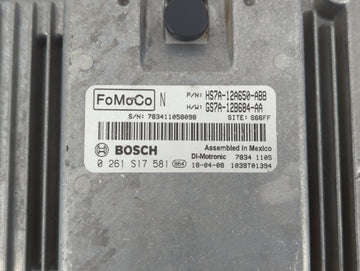 2017-2019 Ford Fusion PCM Engine Control Computer ECU ECM PCU OEM P/N:KS7A-12A650-BCA HS7A-12A650-ABB Fits Fits 2017 2018 2019 OEM Used Auto Parts