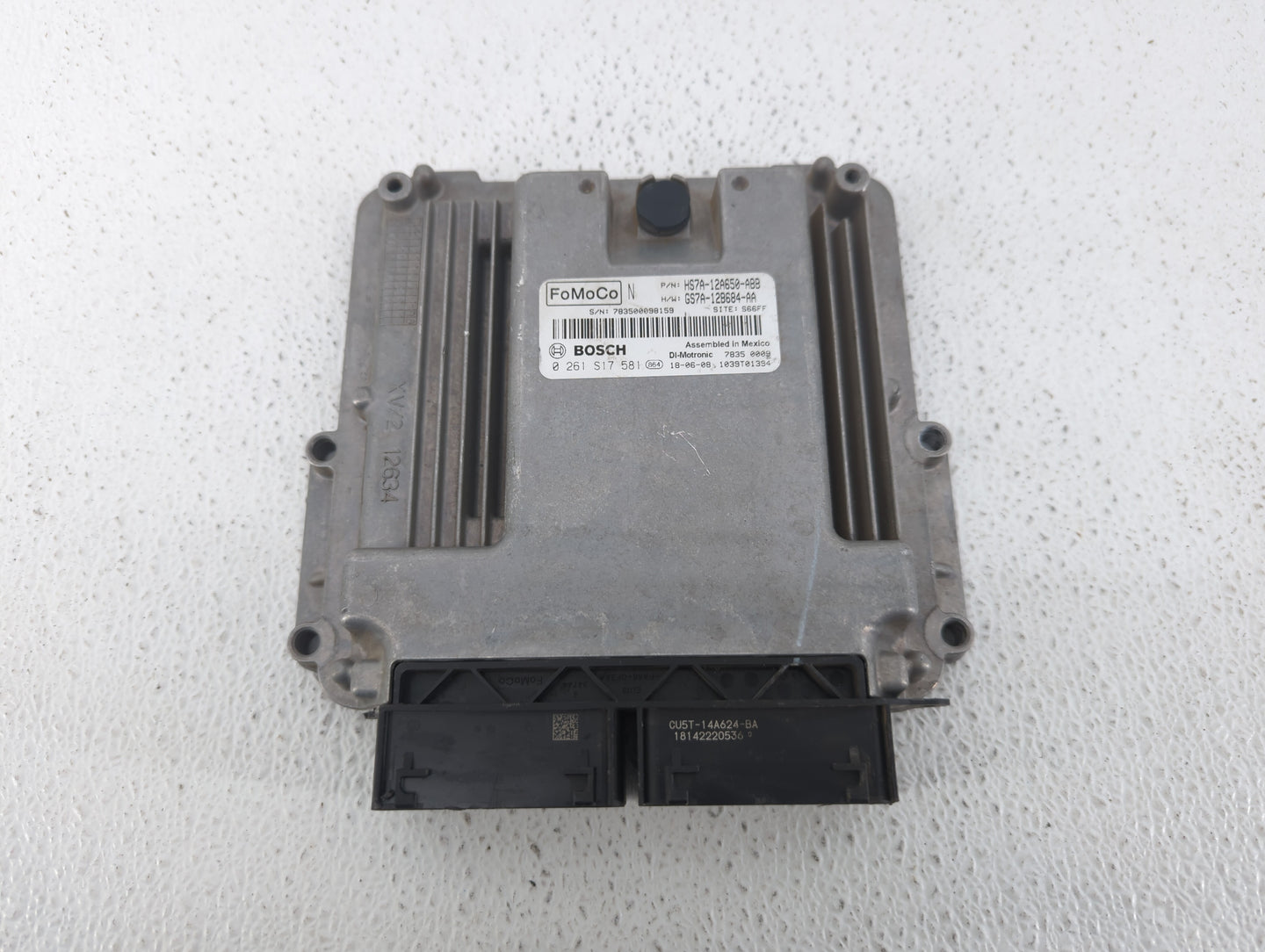 2017-2019 Ford Fusion PCM Engine Control Computer ECU ECM PCU OEM P/N:KS7A-12A650-BCA HS7A-12A650-ABB Fits Fits 2017 2018 20