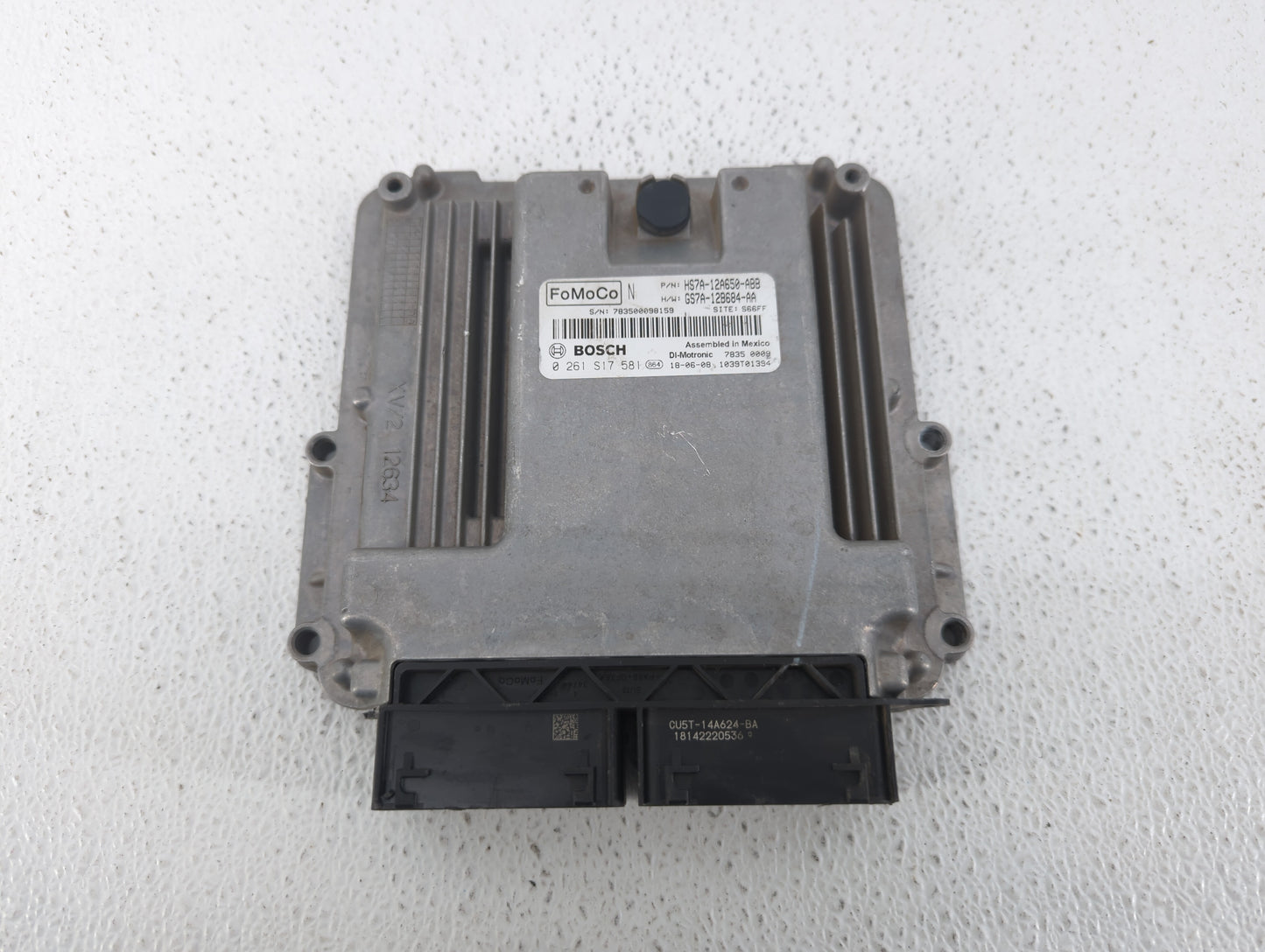 2017-2019 Ford Fusion PCM Engine Control Computer ECU ECM PCU OEM P/N:KS7A-12A650-BCA HS7A-12A650-ABB Fits Fits 2017 2018 20