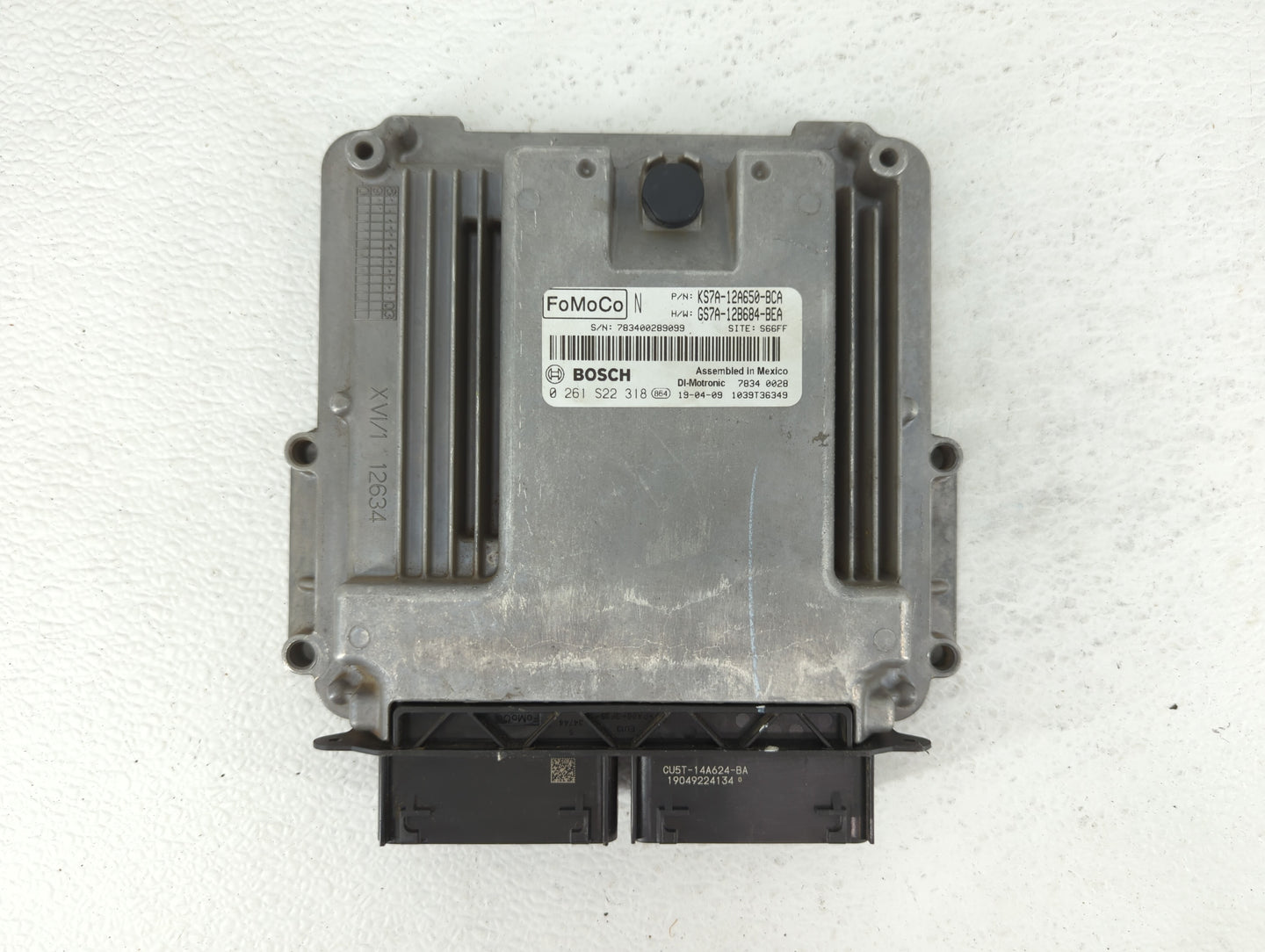 2017-2019 Ford Fusion PCM Engine Control Computer ECU ECM PCU OEM P/N:KS7A-12A650-BCA HS7A-12A650-ABB Fits Fits 2017 2018 20