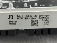 2019 Ford Fusion Instrument Cluster Speedometer Gauges P/N:KS7T-10849-GC KS7T-10849-JD, KS7T-10849-JE Fits OEM Used Auto Par