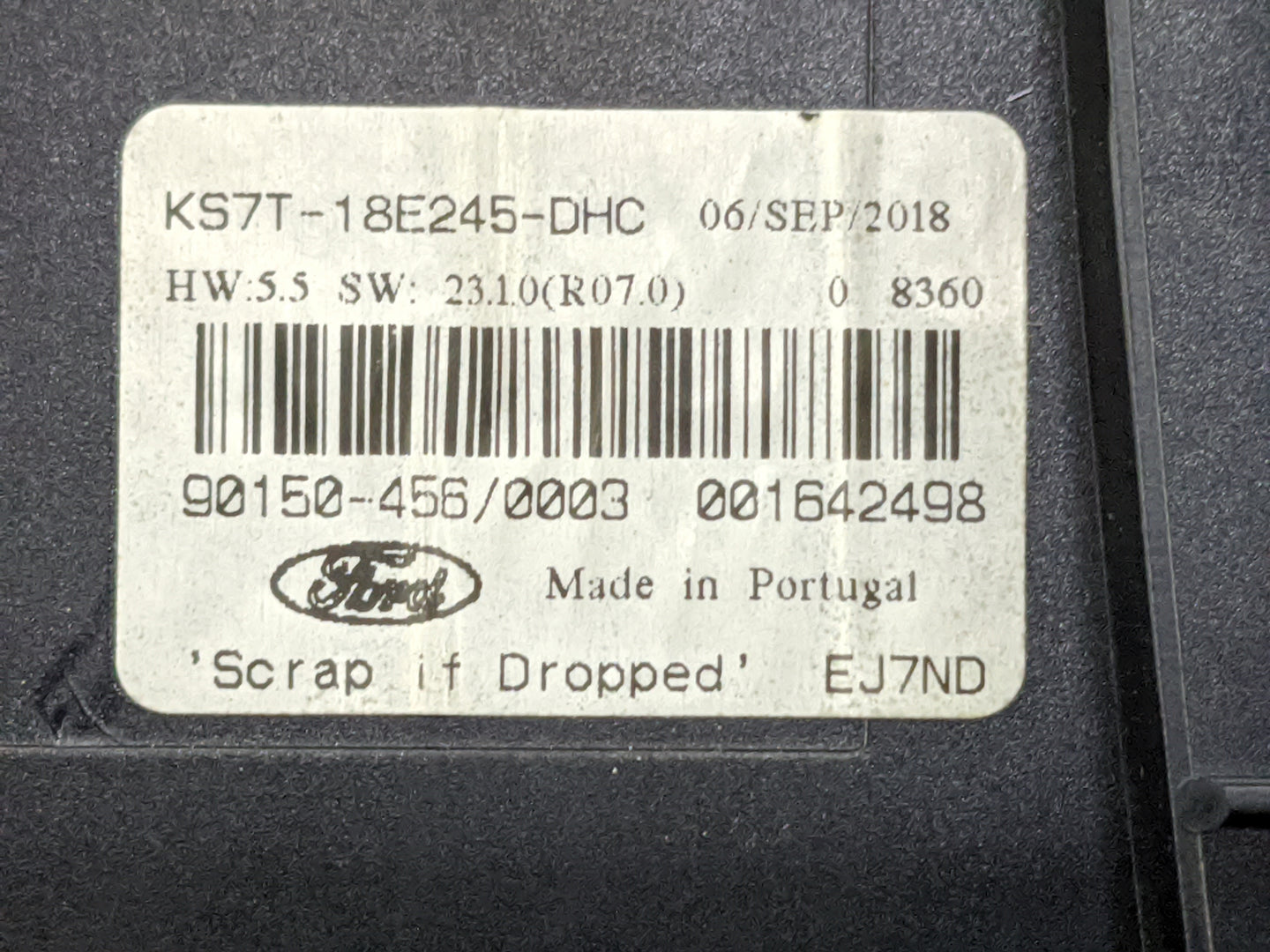 2019-2020 Ford Fusion Radio Control Panel Black - Oemusedautoparts1.com