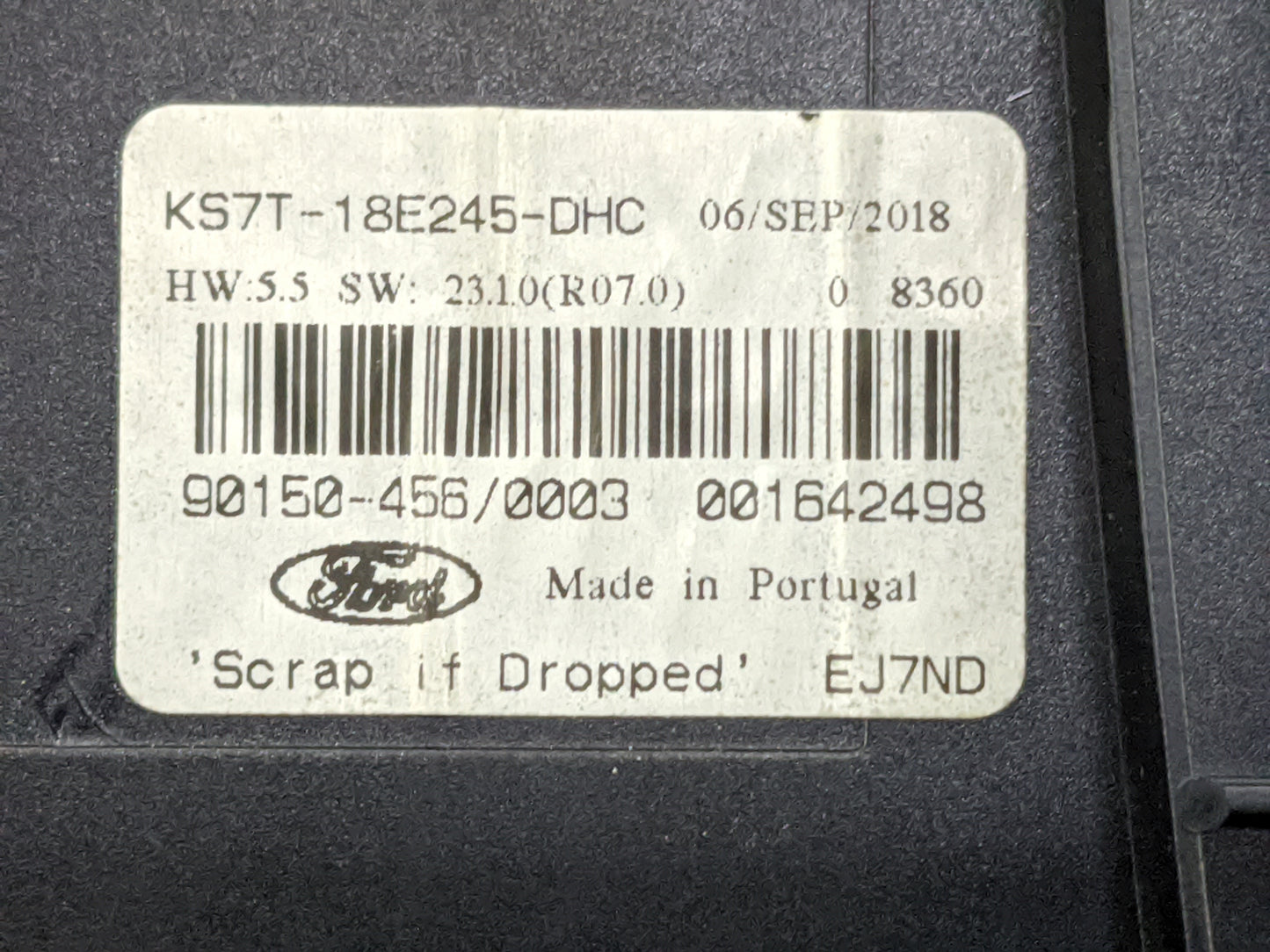 2019-2020 Ford Fusion Radio Control Panel Black - Oemusedautoparts1.com