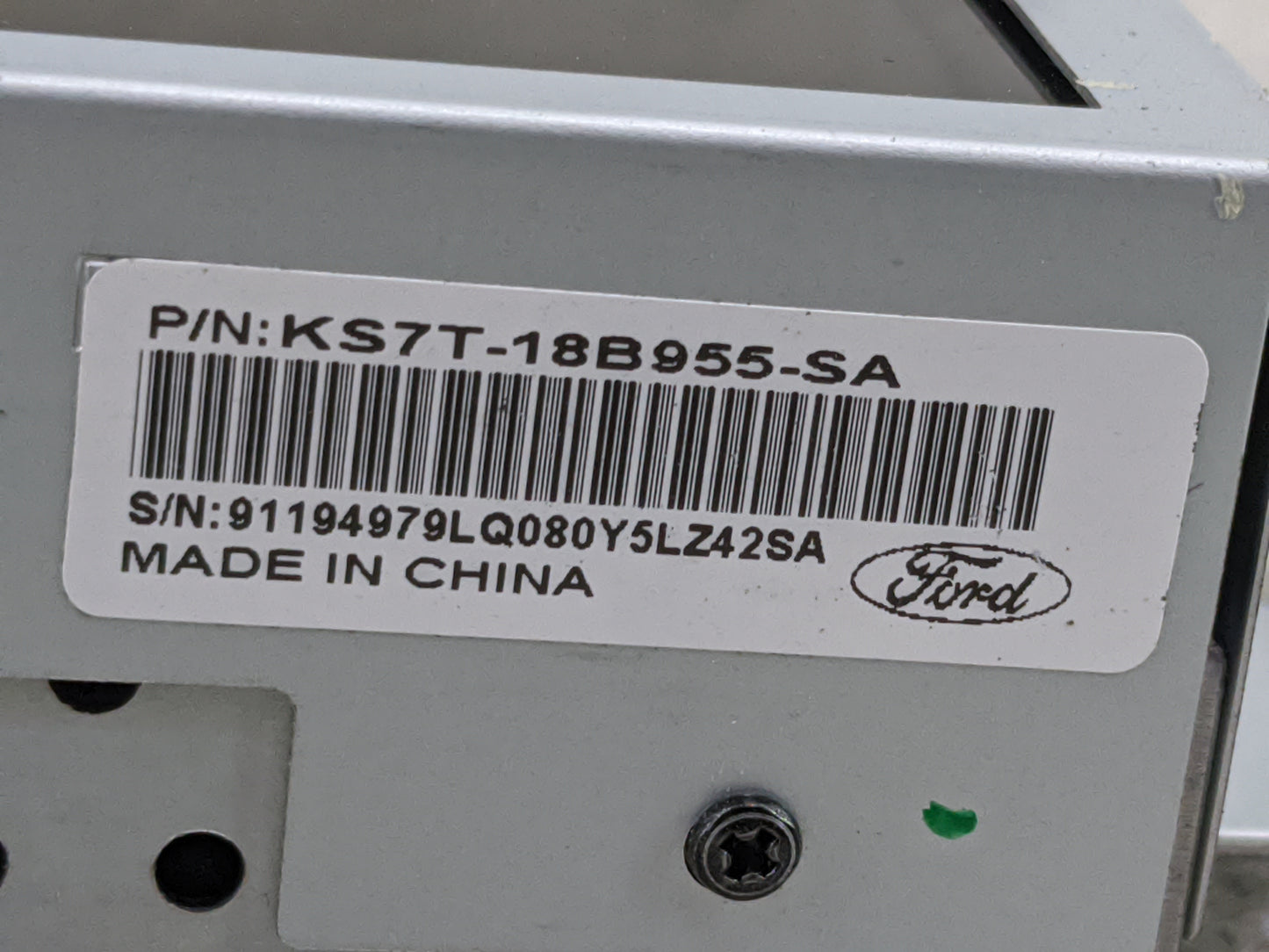 2019-2020 Ford Fusion Information Display Screen 5031122 - Oemusedautoparts1.com