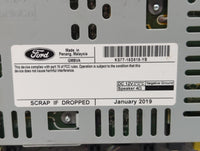 2019-2020 Ford Fusion Radio AM FM Cd Player Receiver Replacement P/N:KS7T-18D818-BB KS7T-18D818-YC Fits Fits 2019 2020 OEM U
